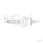 Druckluft-Einbau-Motor Modell 202HD – Bild 2