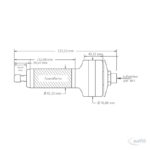Druckluft-Einbau-Motor Modell 450HD – Bild 2
