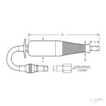 Druckluftturbinenschleifer Modell 200SV, 50.000 U/min, Leistung 0,15 kW – Bild 2