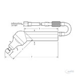 Druckluftturbinenwinkelschleifer 45° Modell 2545SVF – Bild 2