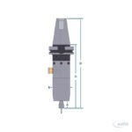 Druckluft-CNC-Spindel Modell 602BT30 – Bild 2
