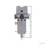 Druckluft-CNC-Spindel Modell 625HSK-A100 – Bild 2