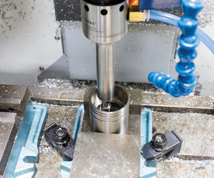 Druckluft-CNC-Spindel Modell 625LCAT40 (100mm) – Bild 2