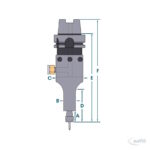Druckluft-CNC-Spindel Modell 625LHSK-A63 (50mm) – Bild 2