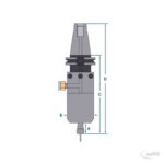 Druckluft-CNC-Spindel Modell 625XCAT40 – Bild 2