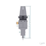 Druckluft-CNC-Spindel Modell 650CAT50 – Bild 2