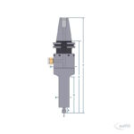 Druckluft-CNC-Spindel Modell 650LCAT40 (100mm) – Bild 2