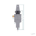 Druckluft-CNC-Spindel Modell 650XCAT40 – Bild 2